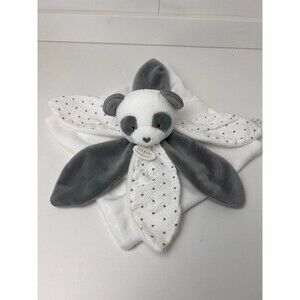Doudou Compagnie Paris Panda Bear Baby Security Blanket Plush Toy